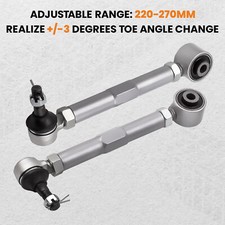 Suspension Adjustable Rear LH RH Toe Control Arms For Lexus GS430 2001-2005