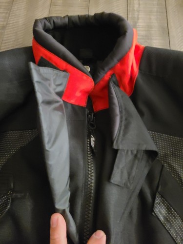 Nitro Racing Tourismo Men's Motorcycle Jacket Armored Black Red SIZE Large - Picture 5 of 14