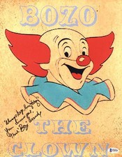 Frank Avruch signed 11x14 Photo Bozo the Clown