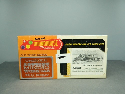 Kit Roundhouse HO 1/87 Nº 1502 COCHES PLANOS ANTIGUOS TEMPORIZADOR 26' - HACE 3 nuevos en caja | Zustand: New