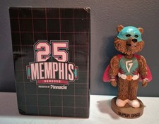 Memphis Grizzlies Super Grizz Bobblehead 25 Seasons NBA Mascot Commemorative-NIB