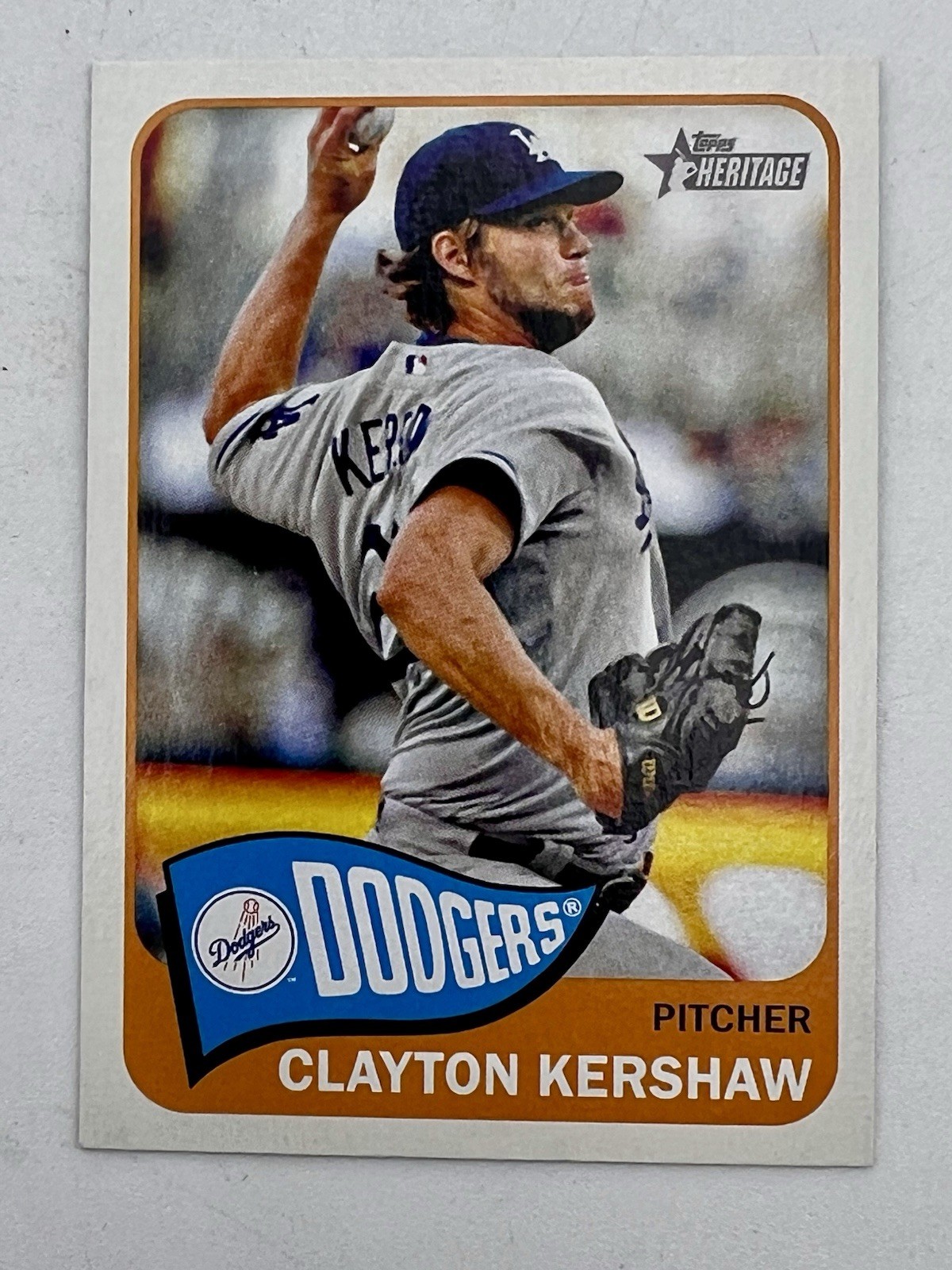 2014 Topps Heritage - Action Variation Clayton Kershaw #300 NM-MT