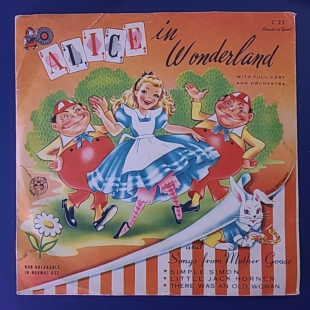 Alice in Wonderland Disney Records (Pre - 1968) for sale | eBay