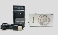 Canon IXY 200 PowerShot ELPH 185 20MP Silver Digital Camera Japan [Excellent+5]