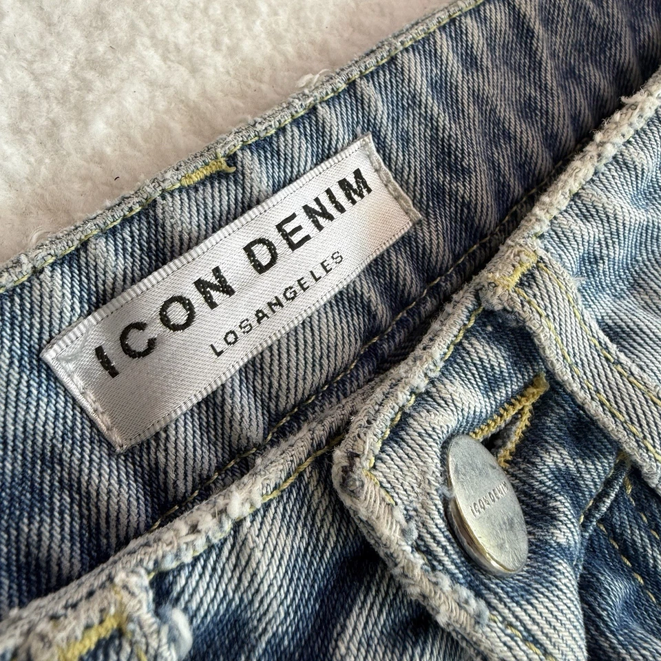 ICON Denim Poppy X Jeans Light Wash Distressed 25x27 - Image 3 of 4