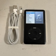 Apple iPod Classic 6th Generation A1238 Black 80GB 4037 Songs Working