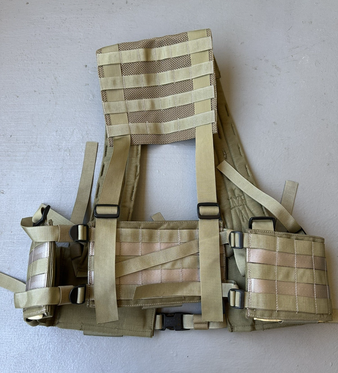 Oldgen Eagle Industries MLCS H harness Vest Black Buckle MJK Khaki