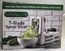 Spiralizer 7-Blade Vegetable Slicer Spiral Cutter Zoodle Maker NEW
