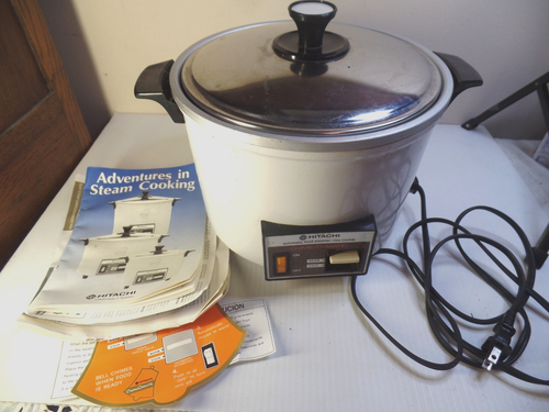 Hitachi 8.3 Cup Chime-O-Matic Food Steamer/Rice Cooker Vintage RD-5083 ...