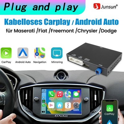 Kabellose CarPlay/Android Auto Adapter für Maserati/Fiat/Freemont/Chrysler/Dodge