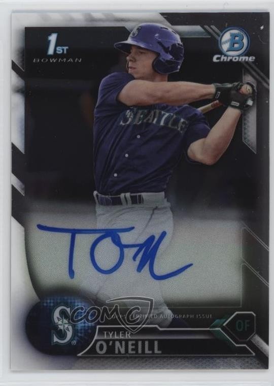 2016 Bowman Chrome Prospect Auto Tyler O'Neill #CPA-TO Auto 1q5k