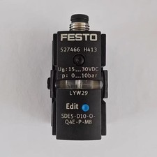 1PC FESTO SDE5-D10-O-Q4E-P-M8 Pressure Sensor 527466 New In Box
