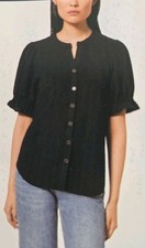 Cable & Gauge Womens Black Textured Crinkle, ...