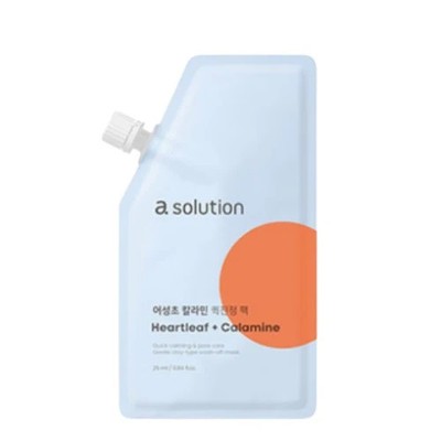 DAISO a.solution Heartleaf+Calamine Quick Soothing Pack 25ml  K-beauty