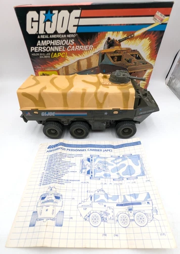 Vintage 1983 G.I. Joe  ARAH APC Armored Personnel Carrier w/Original Box
