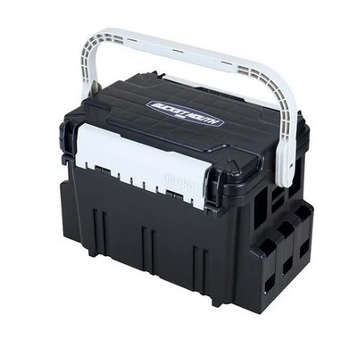 Meiho Bucket Mouth BM-5000 schwarz Angelkoffer Gerätekoffer Kiste Box