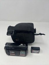 Sony HDR-PJ230 8.9MP Black Camcorder w/ Battery TESTED  WORKING