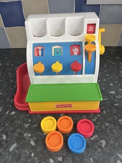 FISHER PRICE 1994 TILL 5 COINS