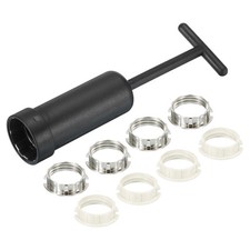 8pcs G9 Light Socket Ring Lamp Shade Holder Ring with Removal Tool Set
