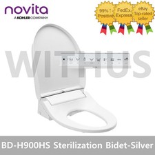 NOVITA BD-H900HS Sterilizing Premium Automatic Flush Waterproof Bidet - Silver=