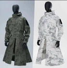 Tactical Men's Lab coat Long shirt Jacket Long Snow camo