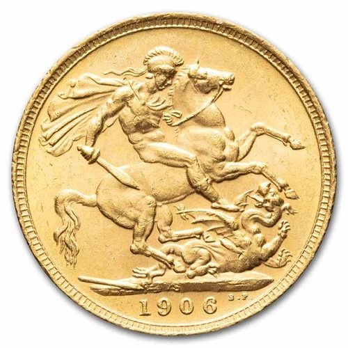 1906-S Edward VII Gold Sovereign — photo from the most recent tracked eBay sale