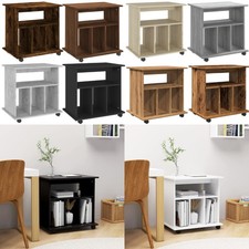 Rollschrank Holzwerkstoff Rollcontainer Regale Aufbewahrungsschrank Büroregal 