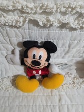 1995 Applause 7" Mickey Mouse Flat Plush Stuffed Disney Vintage - New  Tags 