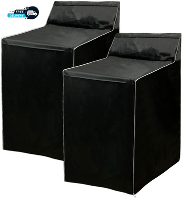 #ad 2Pack Washer and Dryer Covers Portable Washer Cover with Zipper Design Dustproof $38.27