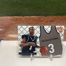 Allen Iverson 1996 Score Board Basketball Rookies JERSEY Rookie Card #J1 . rookie card picture