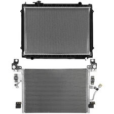 Aluminum Radiator & AC Condenser Cooling Kit For 1995-2004 Toyota Tacoma