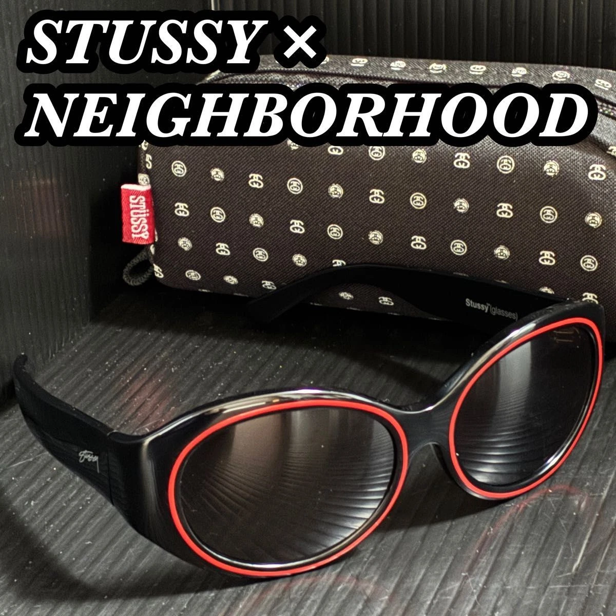 STUSSY old DENZEL サングラス マットブラックフレーム Stussy Plastic