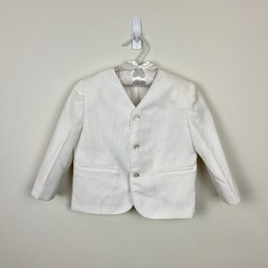 Vintage IMP Originals White Blazer Suit Jacket Toddler Boy 3T USA