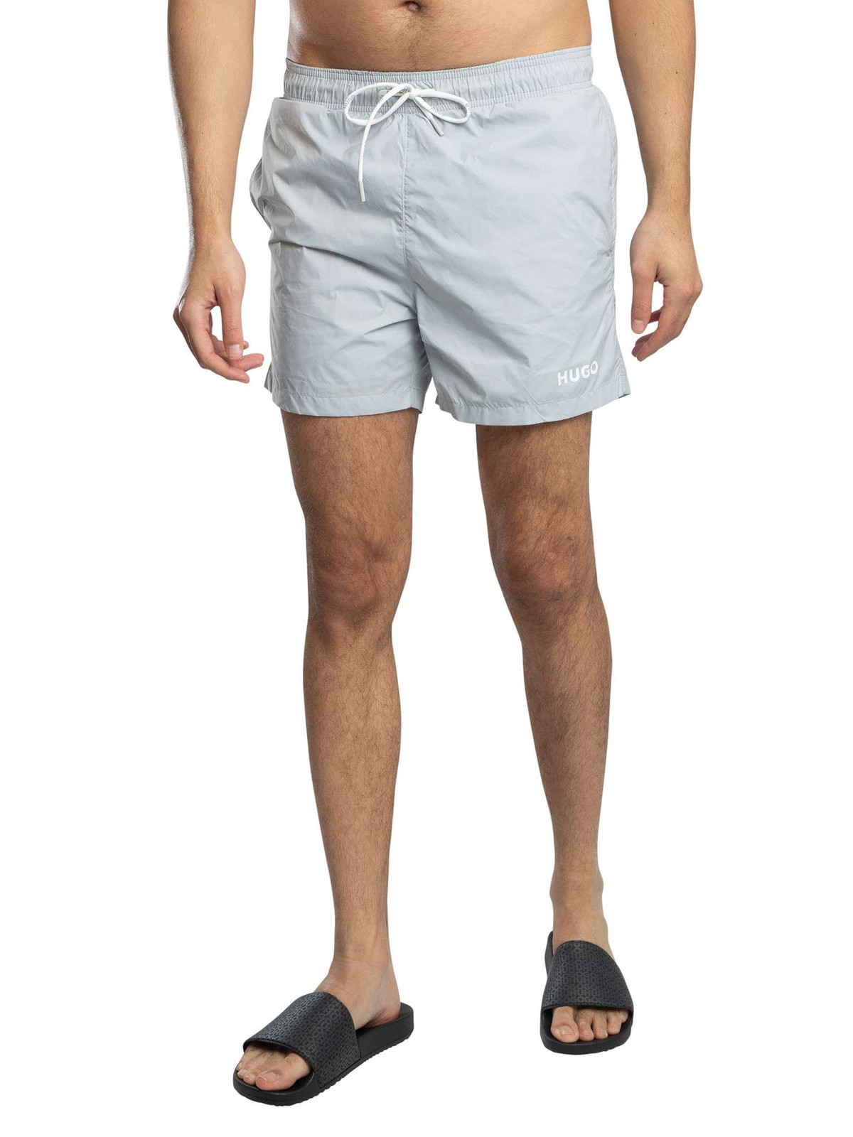 Мужские плавательные шорты HUGO Haiti серые 10790₽