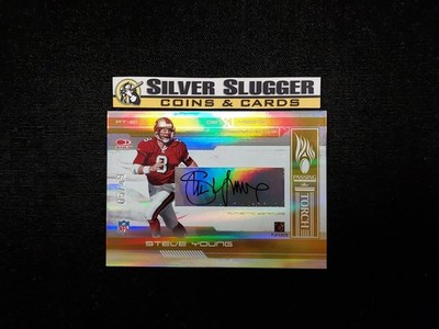 2006 Steve Young/ Alex Smith Donruss Passing The Torch Dual Auto Gold /49 49ers