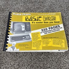 Vintage 1978 Radio Shack Basic Computer Language Book