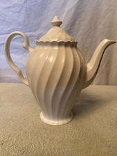 Large Plain White Tea or Coffee Pot, 25cm tall x 25cm wide