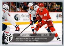 Juego Momentos con fecha de la NHL Upper Deck 2024-25/599 Patrick Kane #37 Red Wings