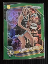 π 2025 Panini Prizm WNBA #138 Maddy Westbeld Green Prizm RC π