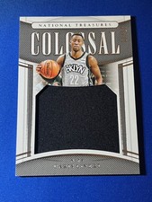 2019-20 National Treasures Caris LeVert Colossal Game Worn Patch /99 Nets