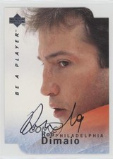 1995-96 Upper Deck Be a Player Die-Cut Auto Rob DiMaio #S105 Auto f7j