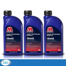 3 x 1 Litre - Millers Oils Trident Professional 10W40 Synthetic Based Engine Oil 7.66 per litre