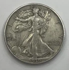1939-D 50C Silver Walking Liberty Half Dollar Denver Mint
