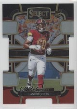 2023 Panini Select Concourse Black & Red Prizm Die-Cut Andre Jones #98 14do