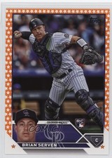 2023 Topps Complete Set Fanatics Exclusive Orange Star /99 Brian Serven #41 0c4