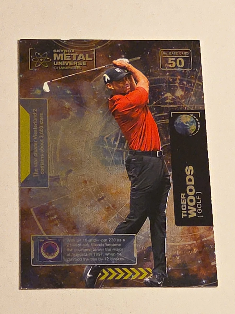 2021 Skybox Metal Universe Champions - Tiger Woods #50 for sale | eBay