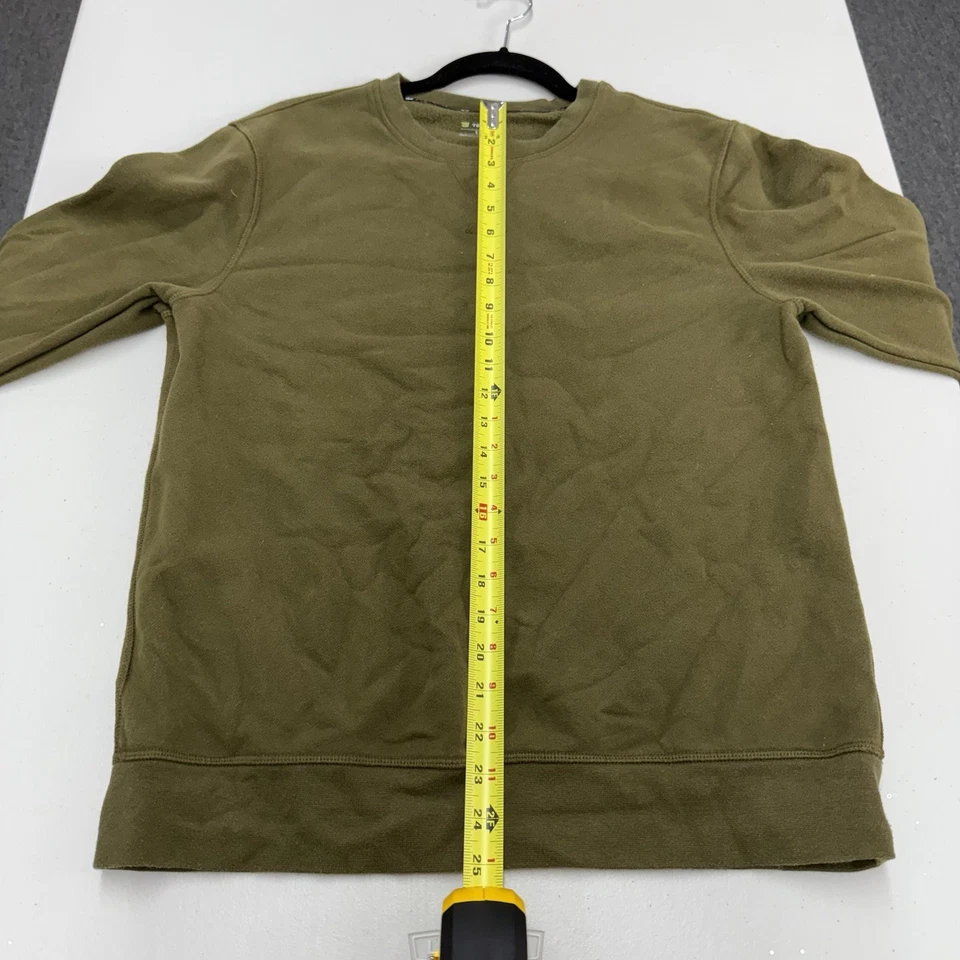 Lot Of 4 Tek Gear Fleece Crewneck Sweatshirts Green And Grey Mens Size S - Image 4 of 4