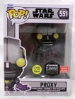 Funko Pop 551 Proxy Star Wars Glow In The Dark Gamestop Exclusive Vinyl Figure