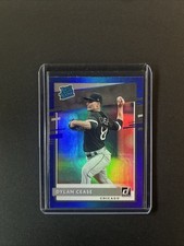 2020 Panini Donruss - Rated Rookie Dylan Cease #53 Holo Blue (RC)