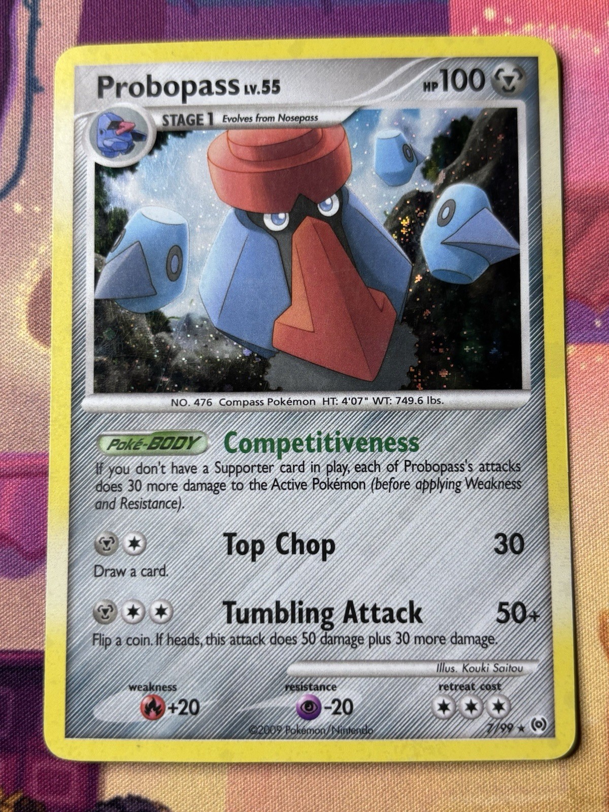 Probopass 7/99 - Platinum Arceus 2009 Holo Rare Pokémon Card - LP